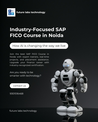Industry-Focused SAP FICO Course in Noida