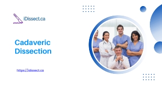 Cadaveric Dissection - idissect.ca