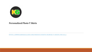 Personalized Photo T Shirts_