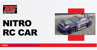 Nitro RC Car for High-Speed Performance & Real Engine Thrill