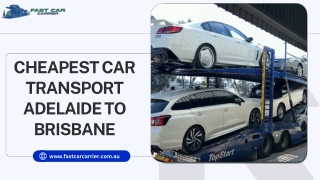 cheapest car transport adelaide to brisbane