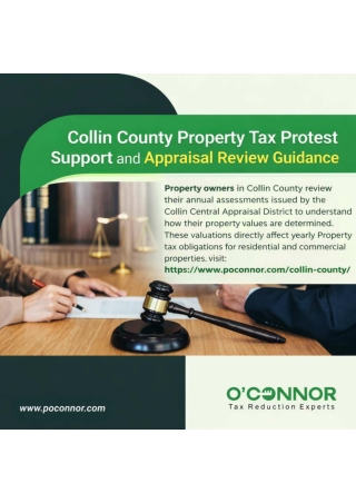 Collin County Property Tax Protest Support and Appraisal Review Guidance