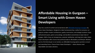 Flats in Gurgaon for Sale | Premium & Affordable Options