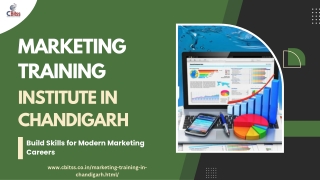 Marketing training Institute in Chandigarh