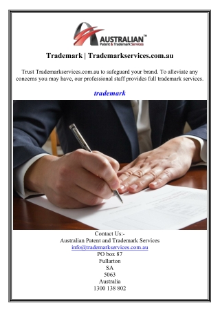 Trademark Trademarkservices.com.au