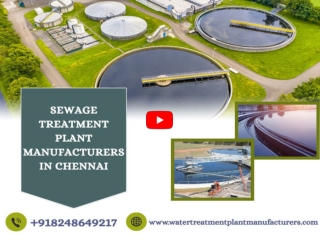 Sewage Treatment Plant in Chennai | Coimbatore | Bangalore | Mysore | Hyderabad | Vijayawada