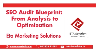 SEO Audit Blueprint: From Analysis to Optimization