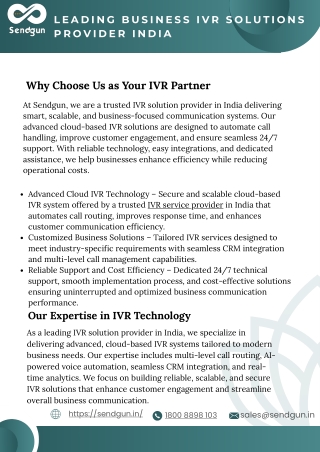 Leading Business IVR Solutions Provider India