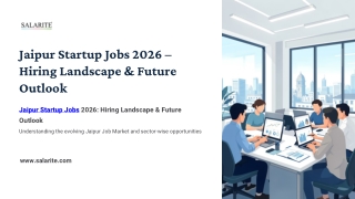 Jaipur Startup Jobs 2026 – Hiring Landscape & Future Outlook