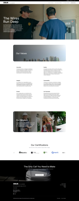 Certified EV charger installers in Calgary