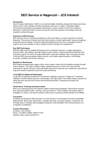 JCS_Infotech_SEO_Nagercoil