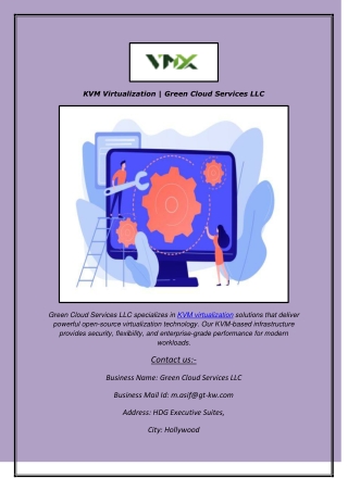KVM Virtualization  Green Cloud Services LLC