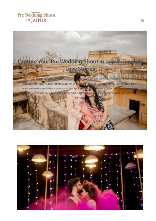 Affordable Pre Wedding Shoot in Jaipur | Top Locations & Packages