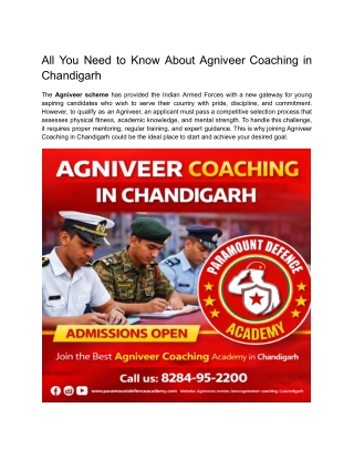 All You Need to Know About Agniveer Coaching in Chandigarh.docx