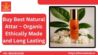 Buy Best Natural Attar – Organic Ethically Made and Long Lasting