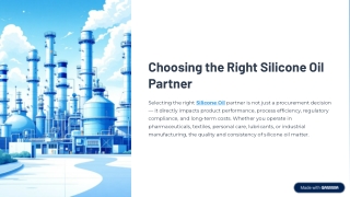 How to Choose the Right Silicone Oil Manufacturers in India (Buyer’s Guide)