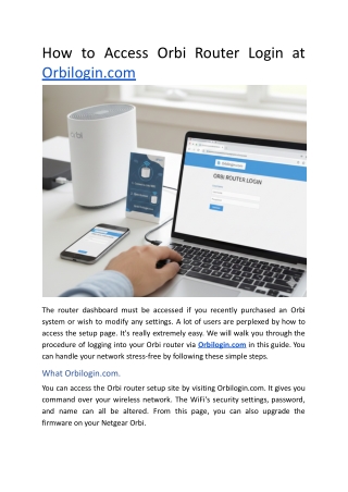 How to Access Orbi Router Login at Orbilogin.com.docx