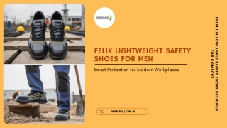 Premium Lightweight Safety Shoes for Men – FELIX by Mallcom