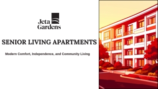 Senior Living Apartments: Modern Comfort, Independence, and Community Living