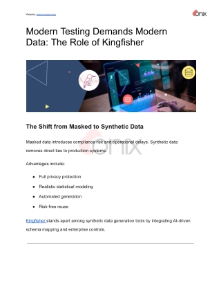 Modern Testing Demands Modern Data- The Role of Kingfisher