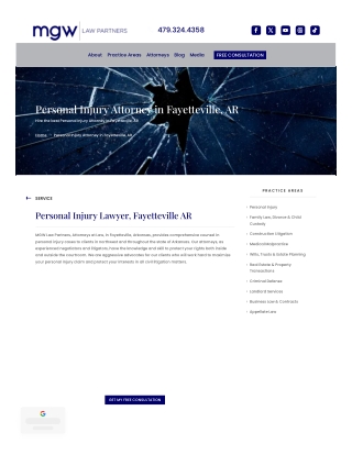 Fayetteville Personal Injury Law Firm