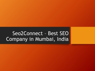 Seo2Connect – Best SEO Company in Mumbai, India