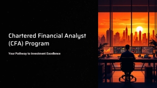 Chartered-Financial-Analyst-CFA-Program