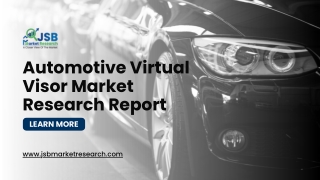 Global Automotive Virtual Visor Market 2024–2029  Market Size, Growth & Forecast Analysis