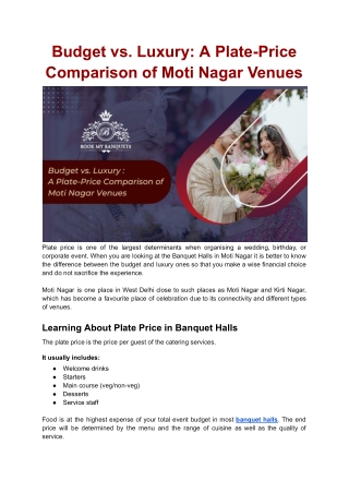 Budget vs. Luxury_ A Plate-Price Comparison of Moti Nagar Venues