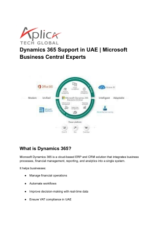 Microsoft D365 Licensing UAE