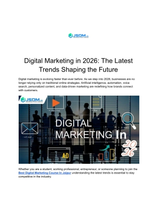 Digital Marketing in 2026_ The Latest Trends Shaping the Future