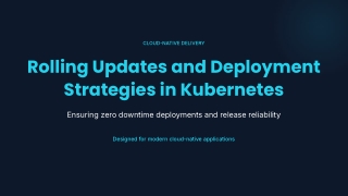 Rolling Updates and Deployment Strategies in Kubernetes