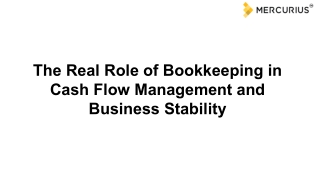 The Real Role of Bookkeeping in Cash Flow Management and Business Stability