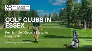 Premium Golf Clubs In Essex for Every Golfer