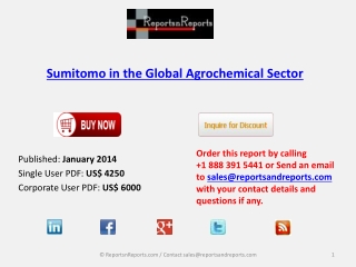 Insights on Sumitomo in the Global Agrochemical Sector