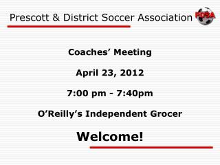 Prescott &amp; District Soccer Association