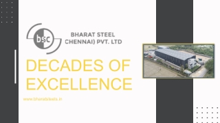 Bharat Steels Chennai | Leading Steel Supplier