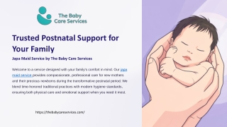 Nanny Japa - The Baby Care Services