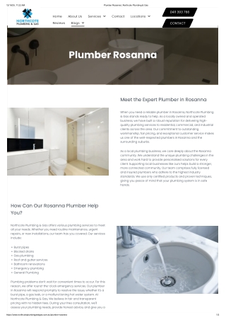 Plumber Rosanna