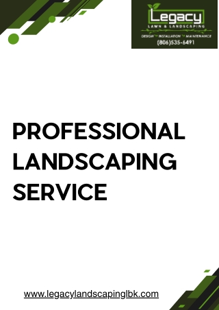 Get Professional Landscaping Service for Homes