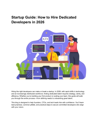 Dedicated Developers in 2026: What Businesses Need to Know Before Hiring