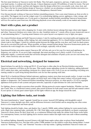 Smart Kitchen Design Vancouver: Tech-Forward Features for Modern Living