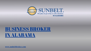 Business Broker In Alabama
