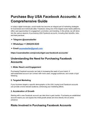 _7 Best Sites to Buy Facebook Accounts (Bulk & PVA) _