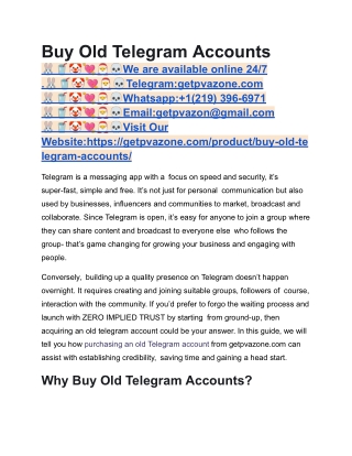 Best 2.2 Platforms to Buy Old Telegram Username ...