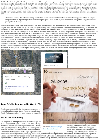 How To Choose A Divorce Attorney: Top Suggestions For Finding The Most Effective