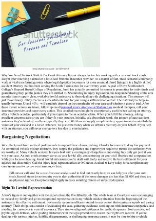 Why You Should Hire A Vehicle Mishap Legal Representative