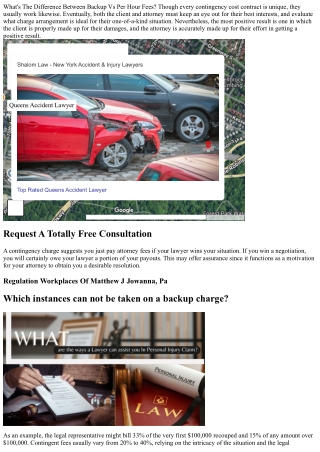 Backup Charges For Lawyers Overview: What It Is   Exactly How To Improve