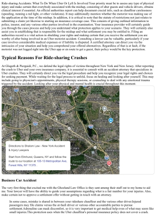 Bike Crashes Brought On By Uber Motorists