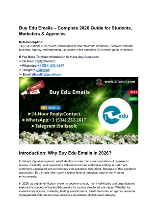 Top 5 Sites to Purchase Edu Emails for Student Discounts 2026
